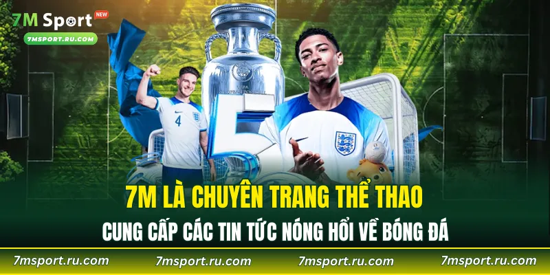 7M là chuyên trang thể thao cung cấp các tin tức nóng hổi về bóng đá