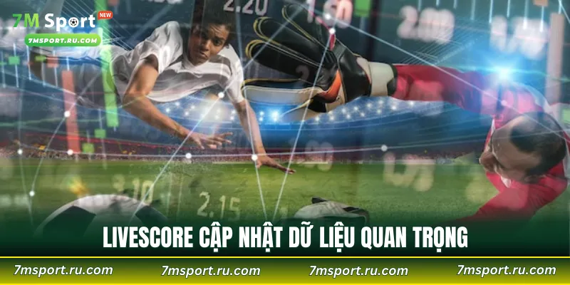 Livescore cập nhật dữ liệu quan trọng cho người xem