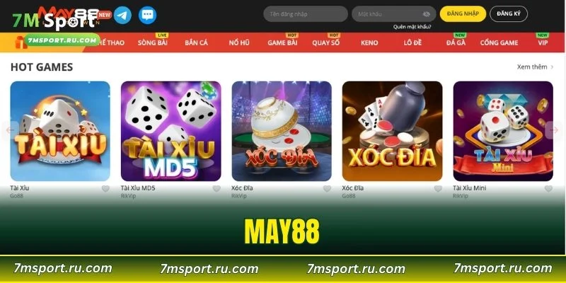 MAY88 – Trải Nghiệm Cá Cược Trực Tuyến Chuẩn Quốc Tế