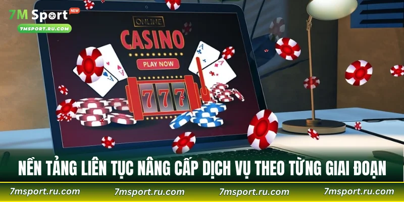 Nền tảng liên tục nâng cấp dịch vụ theo từng giai đoạn