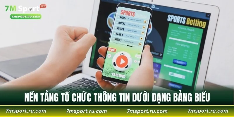 Nền tảng tổ chức thông tin dưới dạng bảng biểu