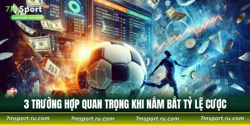 3 trường hợp quan trọng khi nắm bắt tỷ lệ cược